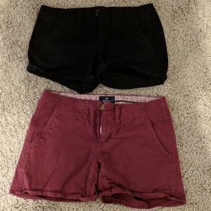 2 Pairs of American Eagle "Shortie" Shorts